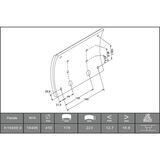 JEU GARNITURES FREIN A TAMBOUR 220MM 1E SURCOTE